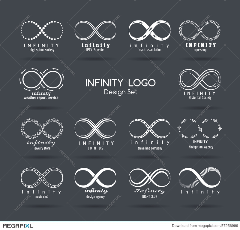 800x765 Set Of Vector Infinity Logo Design Illustration 57256999