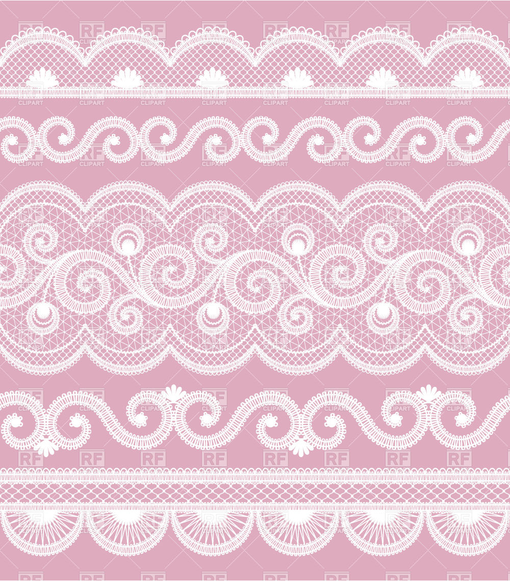 1000x1140 Lace Border Background Vector Image Vector Artwork Of