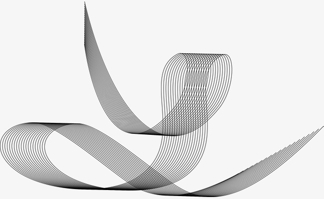 650x400 Curved Wave Vector Lines, Song, Line, Line Png And Vector For Free