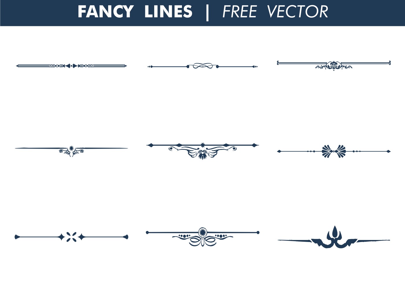 1400x980 Decorative Fancy Lines Free Vector Line 3