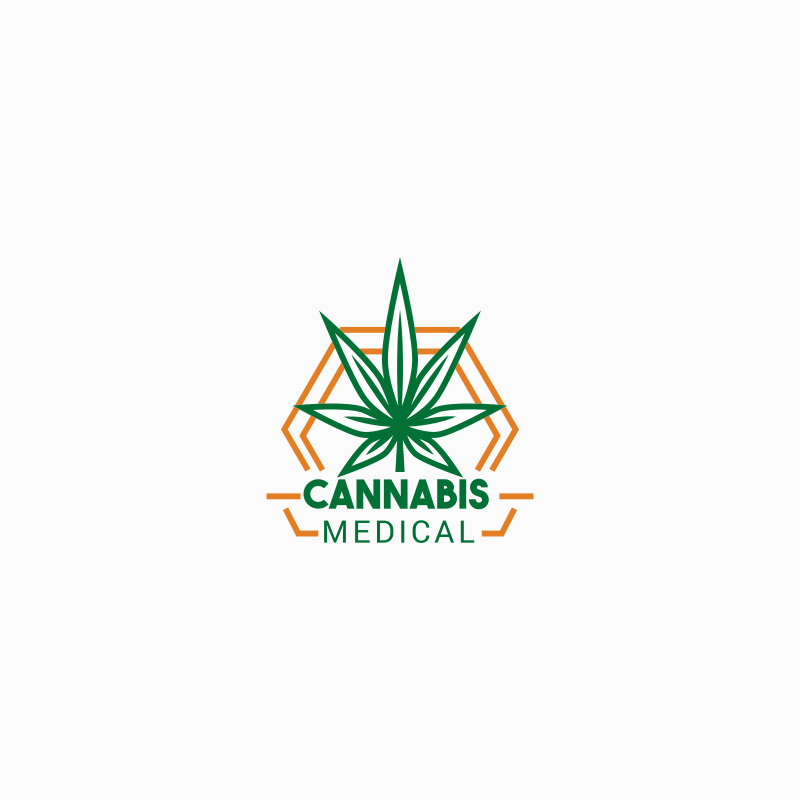 800x800 Cannabis Medical Logo Template Free Vector Download