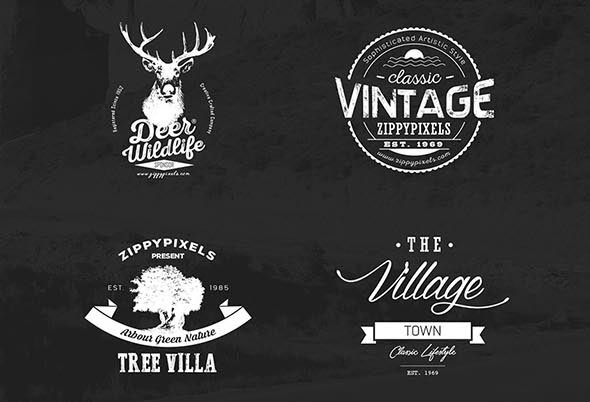 590x402 20 Free Vintage Logo Kits