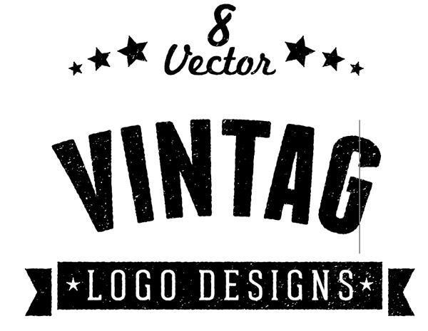 600x465 8 Free Customizable Vector Vintage Style Logo Designs