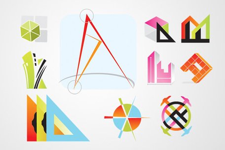 456x305 Free Architectural Logo Elements (Free) Clipart And Vector