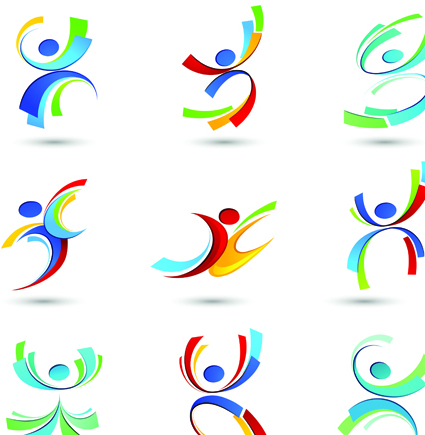 425x435 Sport Elements Logo And Icon Vector 05 Free Download