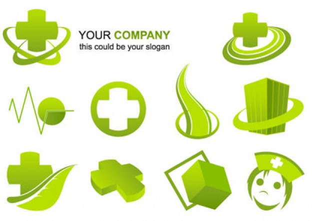 626x442 Free Vector Medical Logo Elements Vector Free Download
