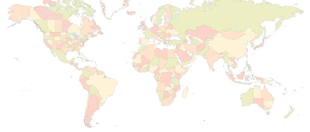 1000x425 Free Vector Maps Royalty Free Vector Maps