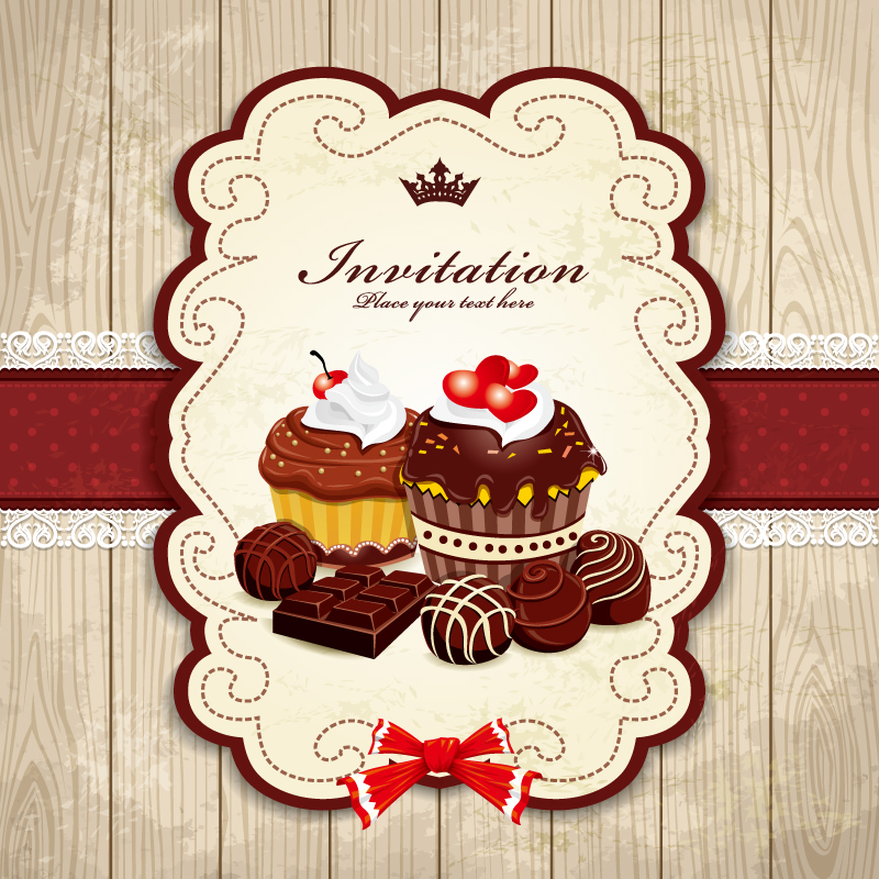 800x800 Invitation Menu Vector Free Vector Graphic Download