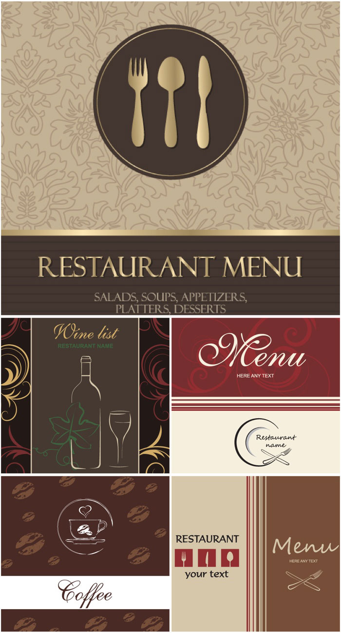 700x1300 Restaurant Menu Templates Vector 2 Vector Graphics Blog
