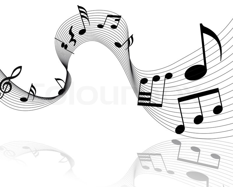 800x640 Grunge Vector Musical Notes Background For Design Use Stock