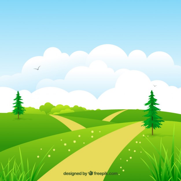 626x626 Natural Meadow Vector Free Download
