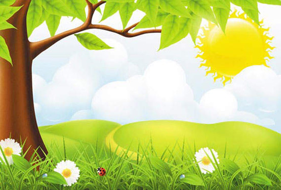550x372 Free Download Of Nature Background Vector Vector Graphic