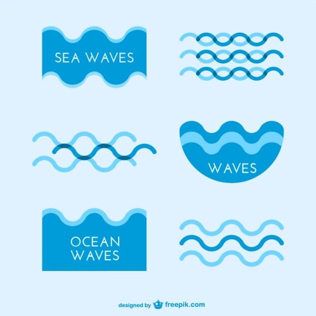 626x626 Sea Waves Logo Templates Vector Free Download