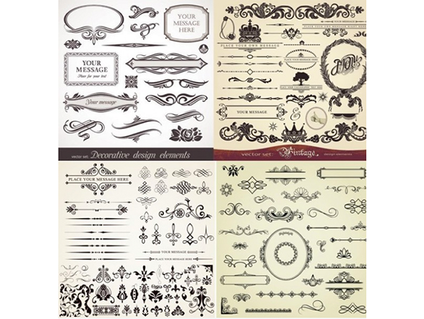 600x452 Free Vector File Free Vector Ornaments (4 Pack) Creative Beacon