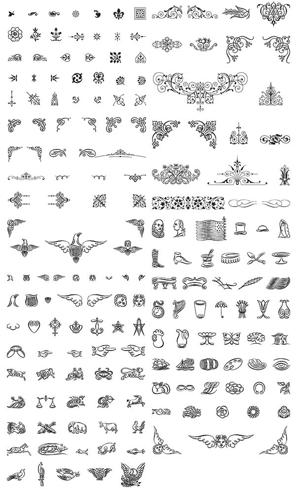 600x1000 Free Vector Line Art (11 Photos)