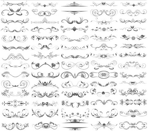 505x449 Stylish Floral Ornaments Vector Ai Format Free Vector Download