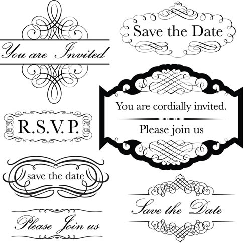 500x484 Black Labels With Ornaments Vintage Vectors 04 Free Download