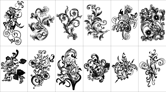 580x323 Free Floral Vector Pack Free Vector In Adobe Illustrator Ai ( .ai