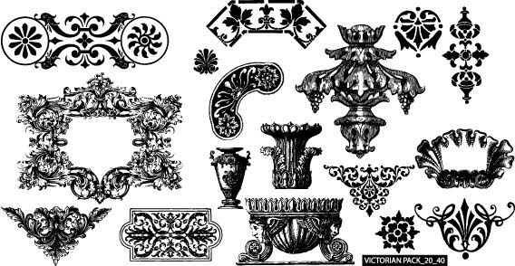 568x294 Victorian Free Vector Pack Free Vector In Acrobat Reader Pdf