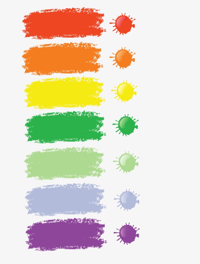 650x857 Vector Paint Brush Effect, Paint Vector, Brush Vector, Color Png