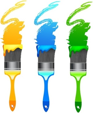 301x368 Vector Paintbrush Free Vector Download (70 Free Vector) For