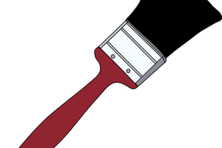 450x300 Collection Of Free Vector Paint Brush Border. Download On Ubisafe