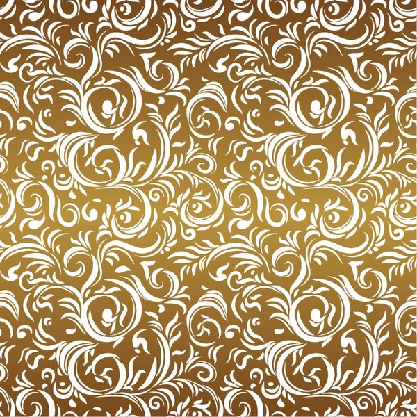 600x600 Floral Seamless Pattern Background Vector Illustration Free Vector