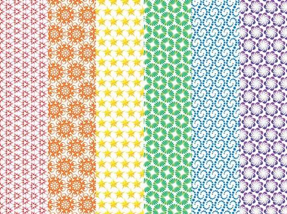 580x433 30 Free Creative Pattern Vectors