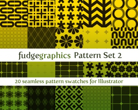 460x368 Free Seamless Vector Pattern Set 2