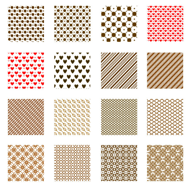 660x660 Pixel Patterns For Illustrator
