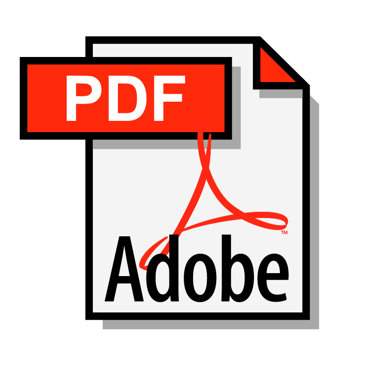 745x745 Adobe Pdf 2 Free Vector 4vector