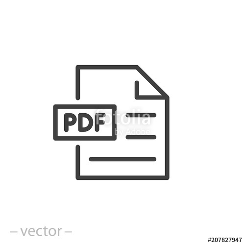 500x500 Pdf Icon Vector Stock Image And Royalty Free Vector Files On