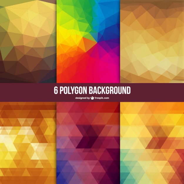 626x626 Free Vector Polygon Backgrounds Creative Beacon