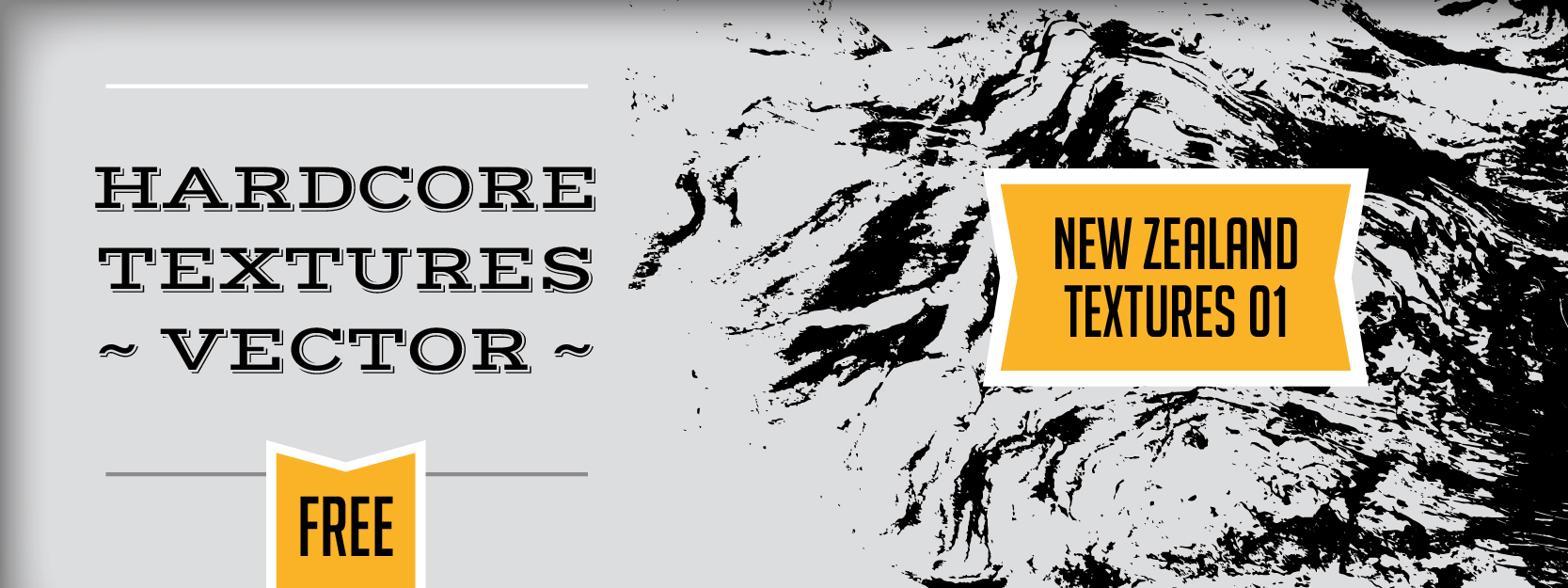 1667x625 New Zealand Free Vector Hardcore Textures