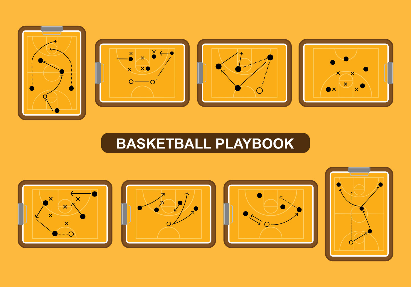 1400x980 Program To Draw Basketball Plays Basketball Playbook Vector