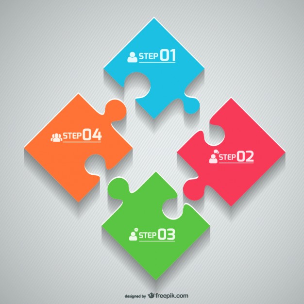 626x626 Puzzle Pieces Vector Free Download