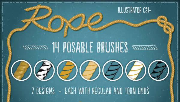 Free Vector Rope Brush