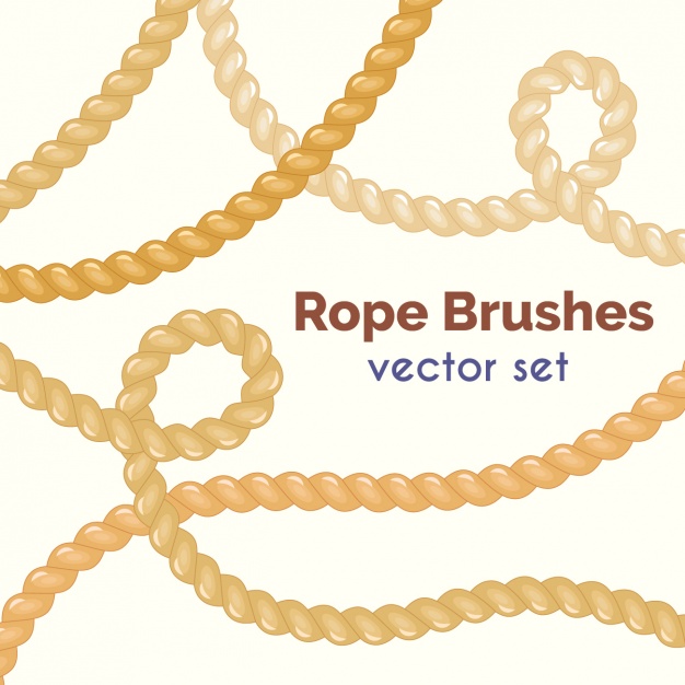 626x626 Rope Brushes Colelction Vector Free Download