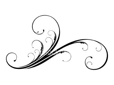 380x285 Beutiful Vector Scroll Design Element Motifs Free