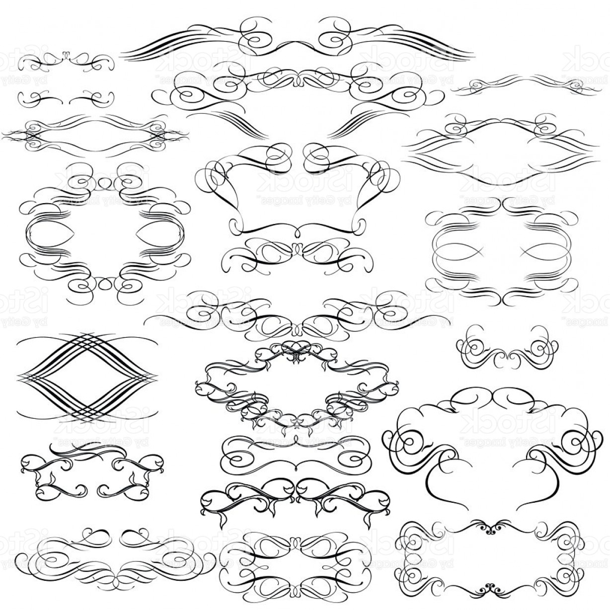 1228x1228 Free Vector Flourishes And Swirls Arenawp