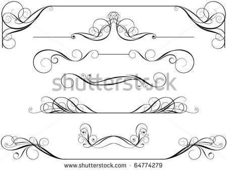 450x338 Free Vector Scrollwork 17 Best Scrolls Images