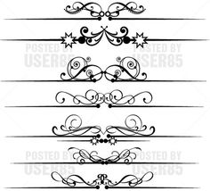 236x214 518 Best Printables ~ Flourishes, Borders, Frames Amp Scrolling