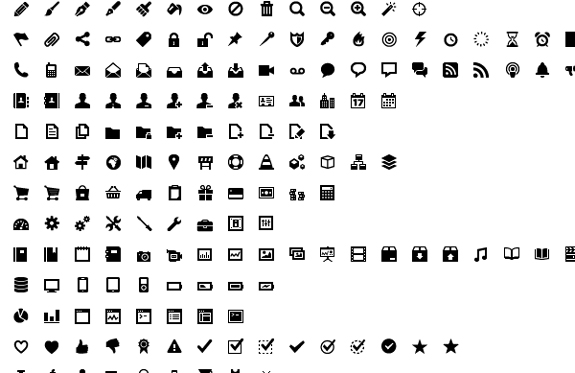 575x373 45 Free Small Symbols Vector Icon Sets The Design Work
