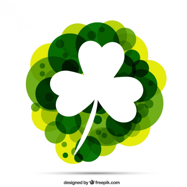 626x626 Abstract Shamrock Vector Free Download