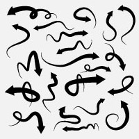 200x200 Free Graphics Vector Arrow Symbols And Shapes