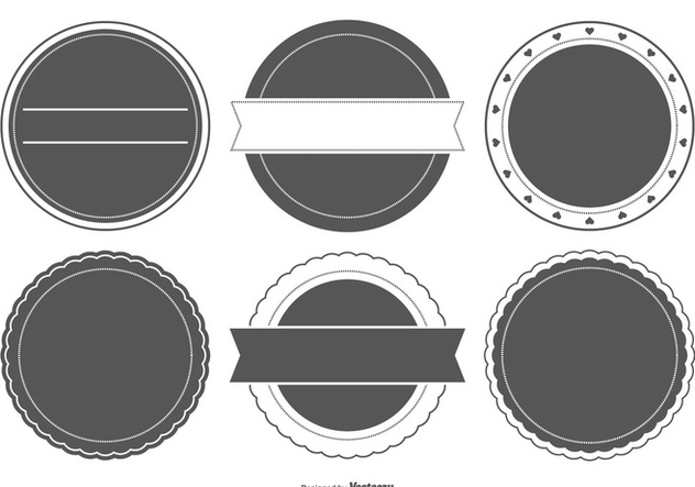 632x443 Blank Badge Shapes Free Vector Download 404221 Cannypic
