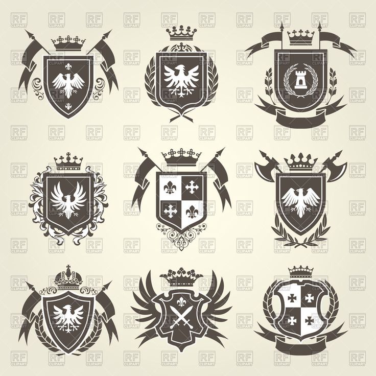 736x736 Orange Barbecues Coat Of Arms Vector Ai Free Vectors Shield Shapes