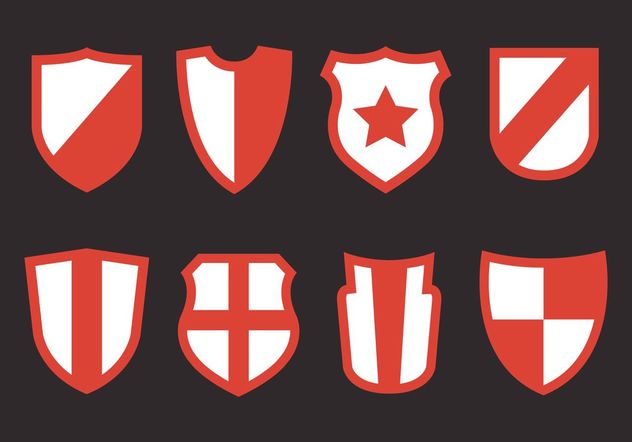 632x442 Shield Shapes Vector Set Free Vector Download 160171 Cannypic