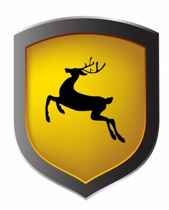 342x425 Deer Shield Vector Misc Free Vector Free Download