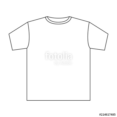 500x500 T Shirt Template. Vector Eps 10 Stock Image And Royalty Free